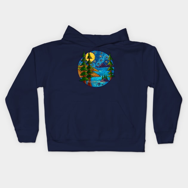 Humboldt County Kids Hoodie by CattGDesigns